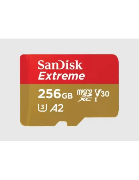 SanDisk Extreme 256 GB MicroSDXC UHS-I Clase 3 SanDisk Extreme 256 GB MicroSDXC UHS-I Clase 3