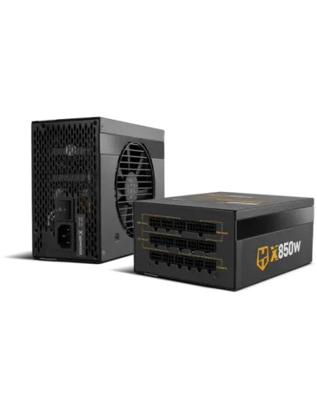 NOX HUMMER X 850W PLUS GOLD unidad de fuente de alimentación 24-pin ATX Negro