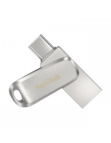 Sandisk Ultra Dual Drive Luxe unidad flash USB 128 GB USB Type-A / USB Type-C 3.2 Gen 1 (3.1 Gen 1) Acero inoxidable