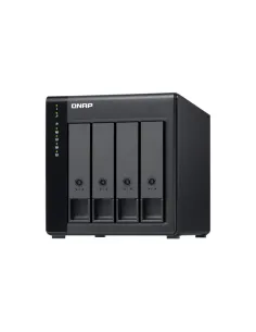 QNAP TL-D400S caja para disco duro externo Carcasa de disco duro SSD Negro, Gris 2.5 3.5"