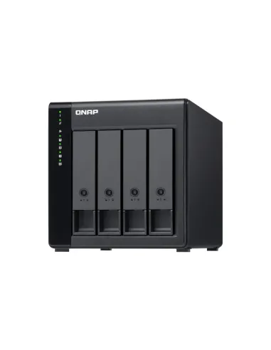 QNAP TL-D400S caja para disco duro externo Carcasa de disco duro SSD Negro, Gris 2.5 3.5"