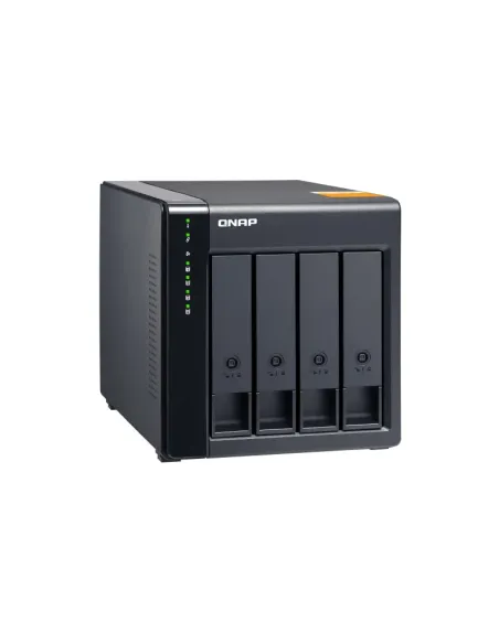 QNAP TL-D400S caja para disco duro externo Carcasa de disco duro SSD Negro, Gris 2.5 3.5"