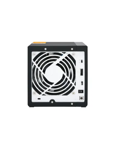 QNAP TL-D400S caja para disco duro externo Carcasa de disco duro SSD Negro, Gris 2.5 3.5"