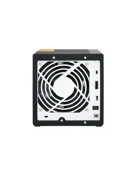 QNAP TL-D400S caja para disco duro externo Carcasa de disco duro SSD Negro, Gris 2.5 3.5"