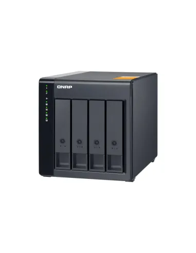 QNAP TL-D400S caja para disco duro externo Carcasa de disco duro SSD Negro, Gris 2.5 3.5"