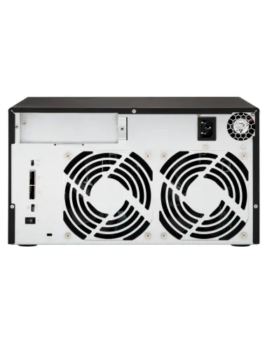 QNAP TL-D800S caja para disco duro externo Carcasa de disco duro SSD Negro, Gris 2.5 3.5"