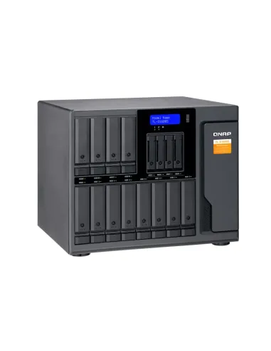 QNAP TL-D1600S caja para disco duro externo Carcasa de disco duro SSD Negro, Gris 2.5 3.5"