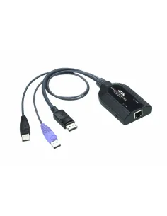 ATEN Adaptador KVM DisplayPort USB compatible Smart Card con Virtual Media y desembebedor de audio