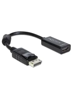 Delock Adaptador Displayport M a HDMI H Negro