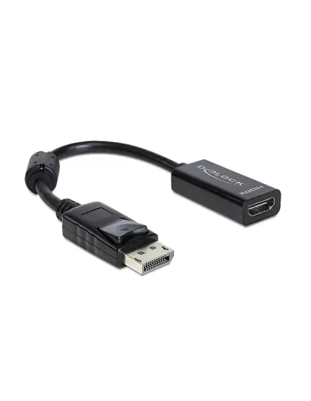 Delock Adaptador Displayport M a HDMI H Negro