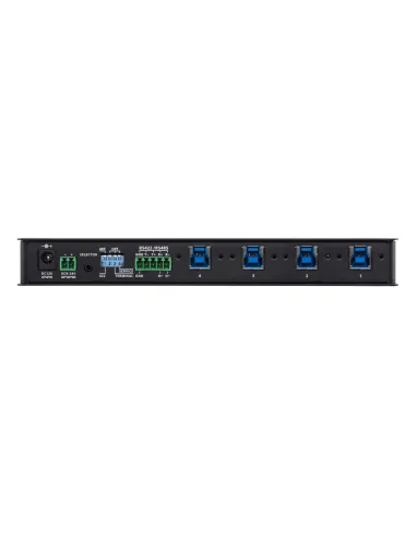 ATEN Switch de periféricos formato industrial USB 3.2 Gen 1 de 4 x 4 puertos