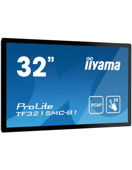 iiyama ProLite TF3215MC-B1 pantalla para PC 81,3 cm (32") 1920 x 1080 Pixeles Full HD LED Pantalla táctil Quiosco Negro