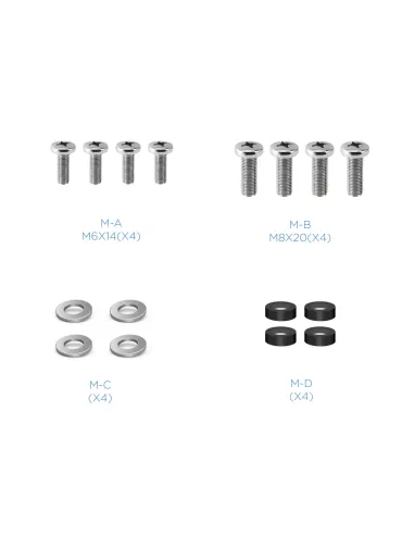 TooQ Soporte Giratorio e Inclinable para Monitor   TV LCD, Plasma de 23”- 55”, con Dos Pivotes, Negro