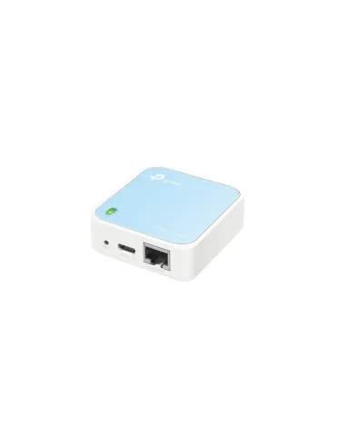 TP-Link TL-WR802N router inalámbrico Ethernet rápido Banda única (2,4 GHz) Azul, Blanco