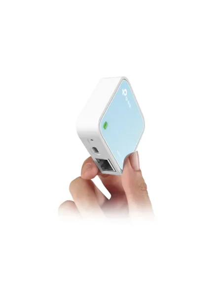 TP-Link TL-WR802N router inalámbrico Ethernet rápido Banda única (2,4 GHz) Azul, Blanco