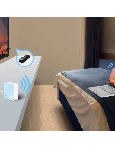 TP-Link TL-WR802N router inalámbrico Ethernet rápido Banda única (2,4 GHz) Azul, Blanco