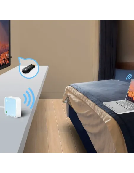 TP-Link TL-WR802N router inalámbrico Ethernet rápido Banda única (2,4 GHz) Azul, Blanco