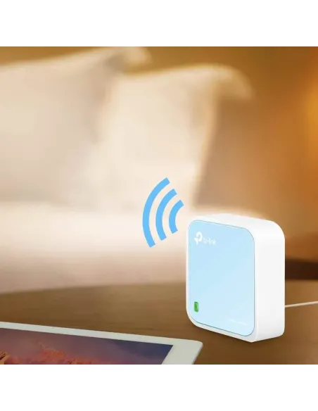 TP-Link TL-WR802N router inalámbrico Ethernet rápido Banda única (2,4 GHz) Azul, Blanco