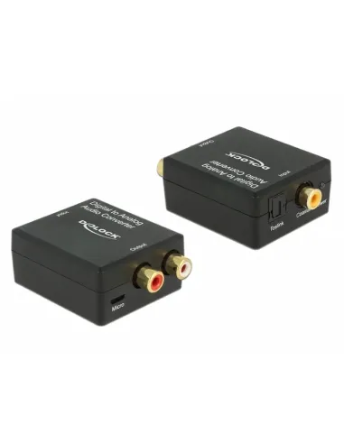 Delock Convertidor de audio Digital Toslink a RCA