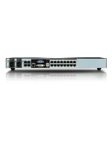 ATEN Switch KVM por IP multi-interfaz Cat 5 de 16 puertos de 1 consola local y 2 consolas remotas