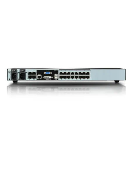 ATEN Switch KVM por IP multi-interfaz Cat 5 de 16 puertos de 1 consola local y 2 consolas remotas