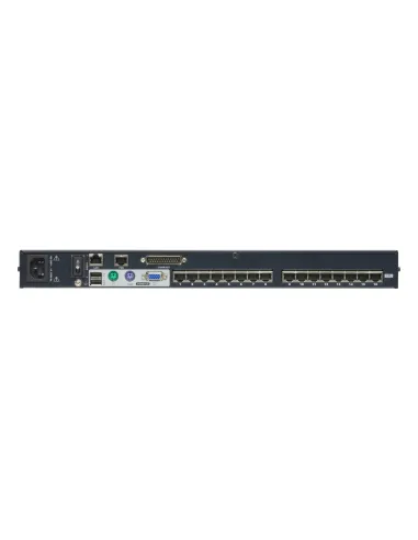 ATEN Switch KVM por IP multi-interfaz Cat 5 de 16 puertos con acceso compartido desde consolas local remota