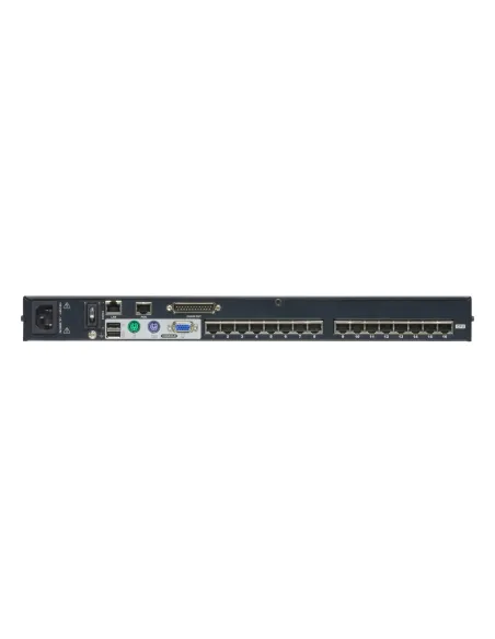 ATEN Switch KVM por IP multi-interfaz Cat 5 de 16 puertos con acceso compartido desde consolas local remota
