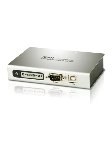 ATEN Conversor USB a 4 puertos RS-232