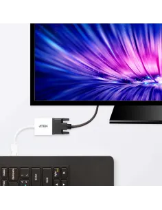 ATEN Adaptador de DisplayPort a DVI 2