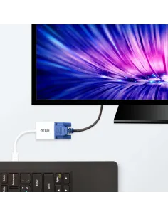 ATEN Adaptador de Mini DisplayPort a VGA 2