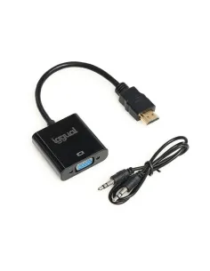 iggual Adaptador HDMI a VGA + audio (3.5 mm)
