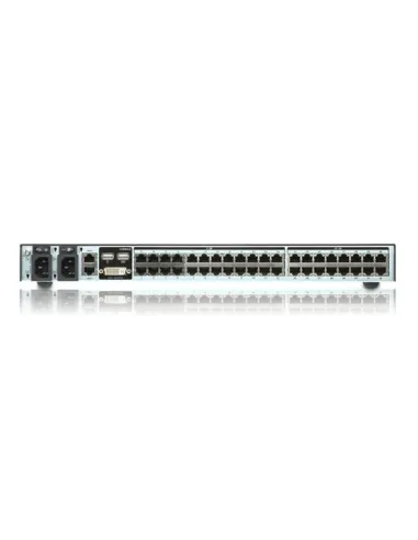 ATEN Switch KVM por IP multi-interfaz Cat 5 de 40 puertos de 1 consola local y 2 consolas remotas