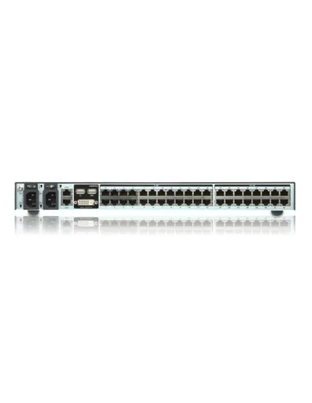 ATEN Switch KVM por IP multi-interfaz Cat 5 de 40 puertos de 1 consola local y 2 consolas remotas