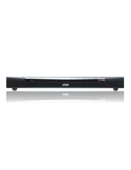 ATEN Switch KVM por IP multi-interfaz Cat 5 de 40 puertos de 1 consola local y 2 consolas remotas