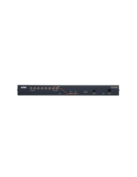 ATEN Switch KVM Cat 5 multi-interfaz de 8 puertos con 2 consolas