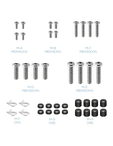 TooQ Soporte de Pared para Monitor   TV LCD, Plasma de 60-100, Negro