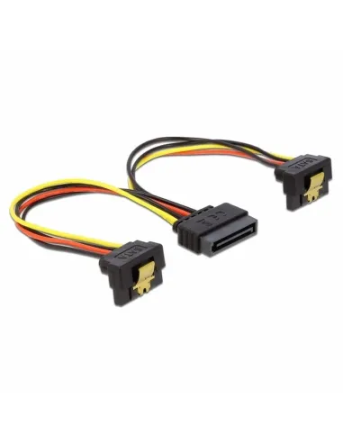 Delock Cable power sata 15pin 2x sata hdd angled