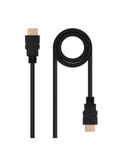 Nanocable Cable HDMI V2.0 4K@60Hz 18Gbps A/M-A/M, 1 m, Negro