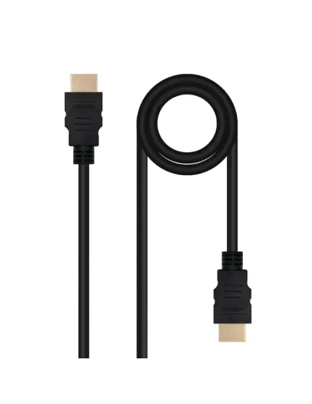 Nanocable Cable HDMI V2.0 4K@60Hz 18Gbps A/M-A/M, 1 m, Negro