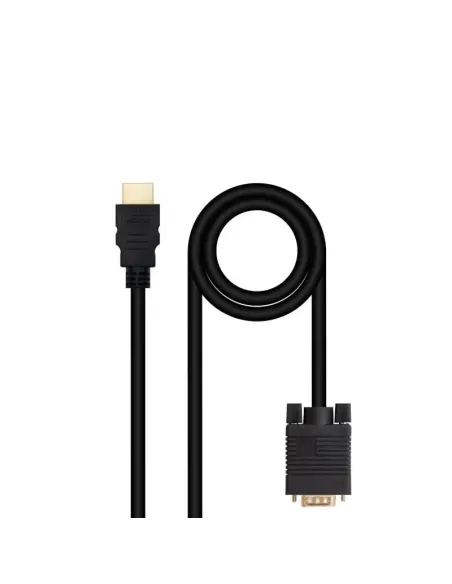 Nanocable Cable Conversor HDMI a VGA, 1.8 m, Negro