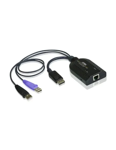 ATEN Adaptador KVM DisplayPort USB compatible Smart Card con Virtual Media