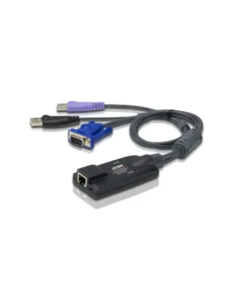 ATEN Adaptador KVM VGA USB compatible Smart Card con Virtual Media