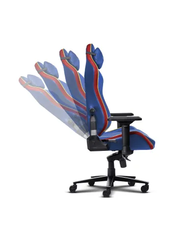 Trust GXT 721SM Ruya Pro Silla para videojuegos universal Asiento acolchado Azul, Rojo