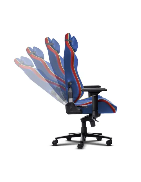 Trust GXT 721SM Ruya Pro Silla para videojuegos universal Asiento acolchado Azul, Rojo