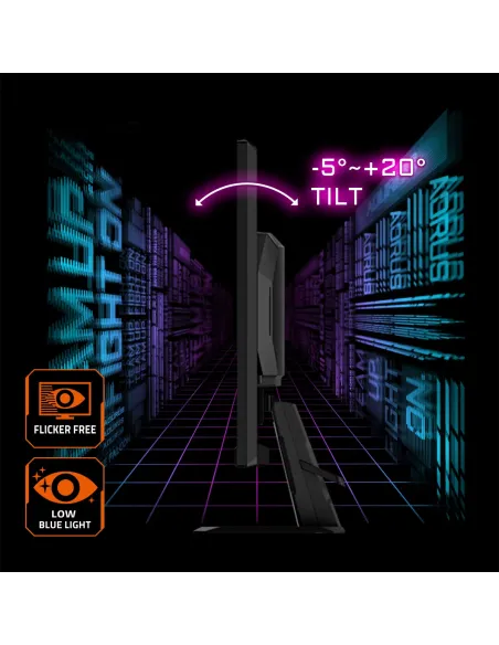 GIGABYTE GS27U 27" Monitor de juegos UHD - 3840 x 2160, 160Hz, 1ms, 350 cd m², Display HDR400, HDMI 2.1, DisplayPort 1.4