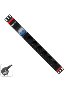 Regleta rack wp 1u 6 enchufes - Comprar Sai - ups Wp european cabling solution