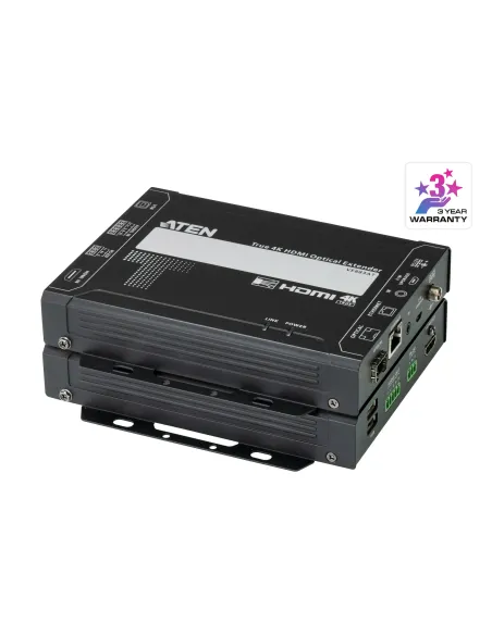 ATEN Extensor óptico HDMI True 4K (4K@300m (K1, MM)   10km (K2, SM))