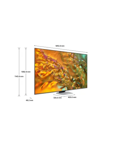 Samsung TQ85Q80DAT 2,16 m (85") 4K Ultra HD Smart TV Wifi Plata