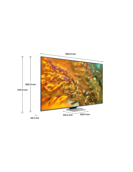 Samsung TQ85Q80DAT 2,16 m (85") 4K Ultra HD Smart TV Wifi Plata