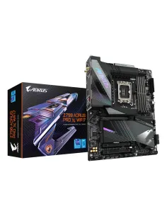 GIGABYTE Z790 AORUS PRO X WIFI7 Placa base - Soporta CPUs Intel Core de 14ª generación, VRM de 18+1+2 fases, hasta 8266MHz DDR5